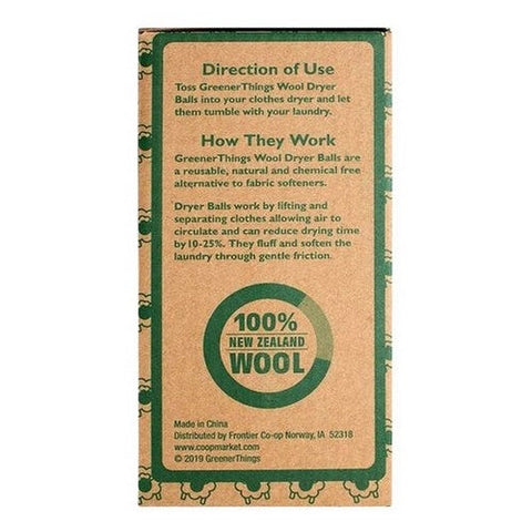 Greener Things, Greener Things Wool Dryer Balls, 4 Count Greener Things