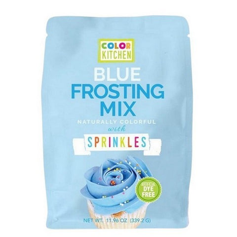 Colorkitchen, Blue Frosting Mix with Sprinkles, 11.96 Oz