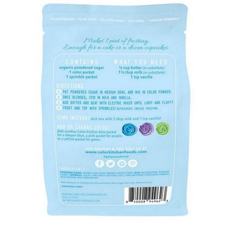 Colorkitchen, Blue Frosting Mix with Sprinkles, 11.96 Oz Colorkitchen