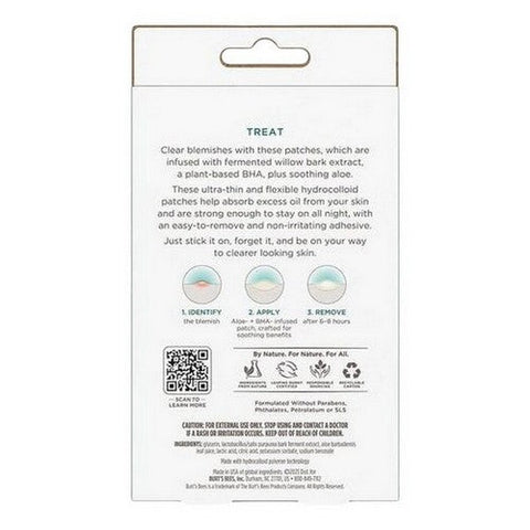 Burts Bees, Clear And Balanced Herbal Blemish Patches, 24 Count Burts Bees