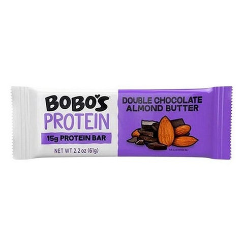 Bobo's Oat Bars, Double Chocolate Almond Butter Protein Bar, 2.2 Oz