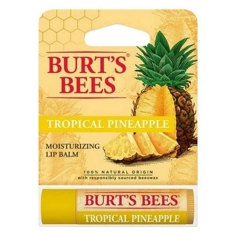 Burts Bees, Tropical Pineapple Lip Balm Blister Box, 0.15 Oz