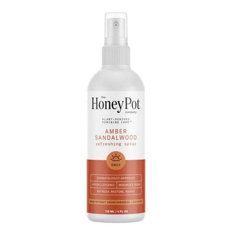 The Honey Pot, Amber Sandalwood Refreshing Spray, 4 Oz