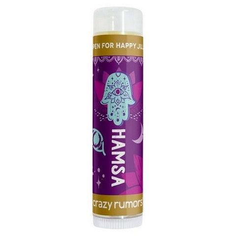 Crazy Rumors, Happy Juju Hamsa Lip Balm Blister Box, 0.15 Oz Crazy Rumors