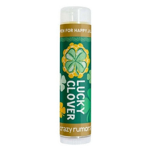 Crazy Rumors, Happy Juju Lucky Clover Lip Balm Blister Box, 0.15 Oz Crazy Rumors