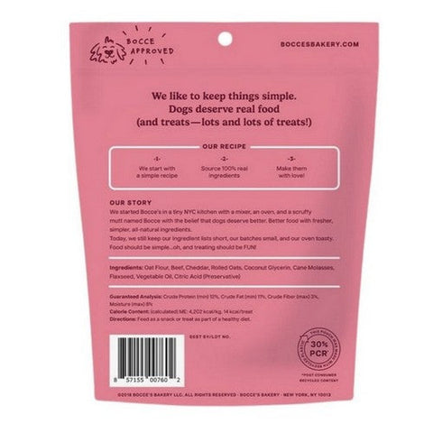 Bocce's Bakery, Say Moo Soft And Chewy Treats, 6 Oz Bocce's Bakery