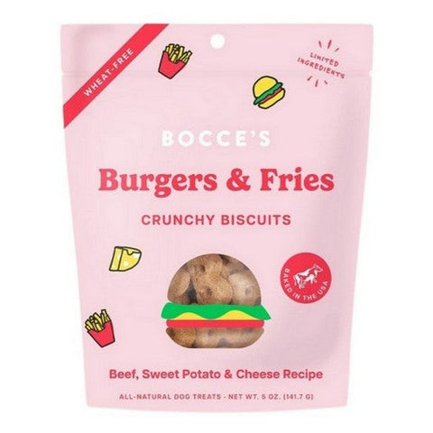 Burgers And Fries Biscuits 5 Oz by Bocce's Bakery