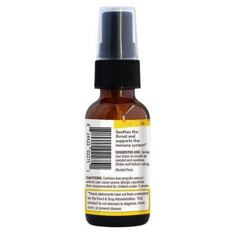 Wedderspoon, Lemon And Ginger Propolis And Manuka Honey Throat Spray, 1 Oz Wedderspoon