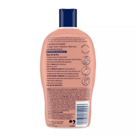 Nair, Shower Cream Hair Remover Natural Coconut Oil And Vitamin E, 12.6 Oz Nair