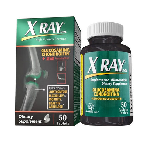 X Ray, Dol Glucosamine Chondroitin And Msm, 50 Tablets