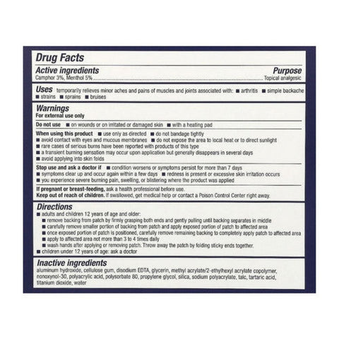 Icy Hot, Pro Pain Relief Patches Extra Strength, 5 Count Icy Hot
