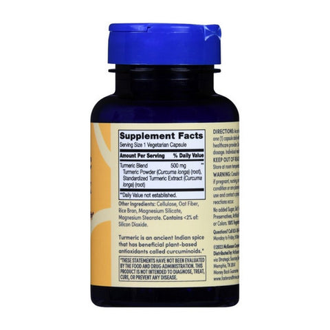 Foster And Thrive, Turmeric Complex, 500 Mg, 60 Caps