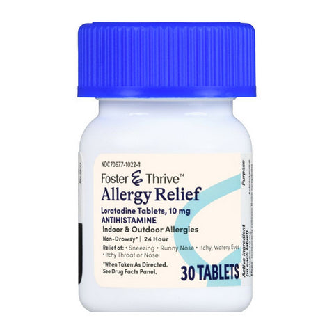 Foster And Thrive, Loratadine, 10 Mg, 30 Tabs