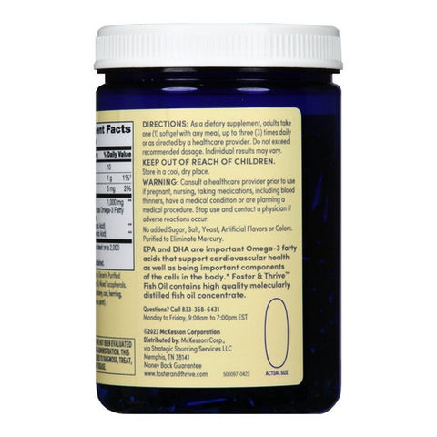 Foster And Thrive, Fish Oil, 1000 Mg, 300 Softgels