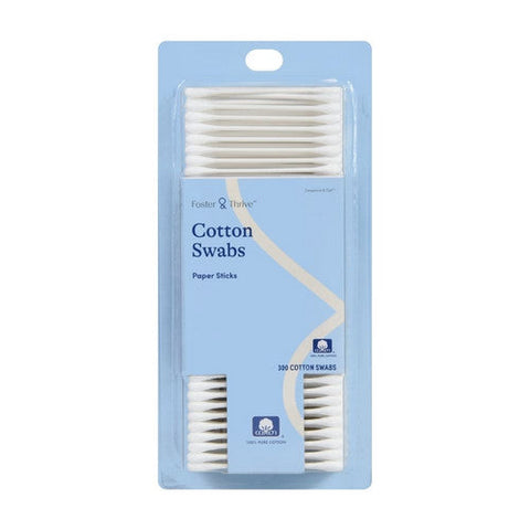 Foster And Thrive, Cotton Swab, 300 Count Foster And Thrive