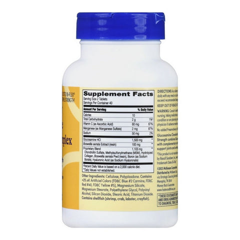 Foster And Thrive, Glucosamine Chondroitin Complex + Msm, 80 Tabs