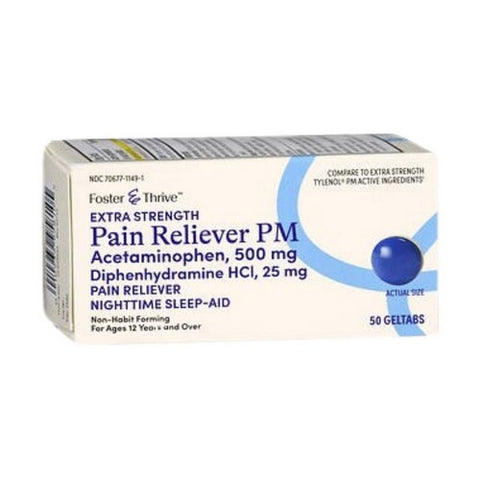 Foster And Thrive, Extra Strength Pain Reliever, 50 Tabs