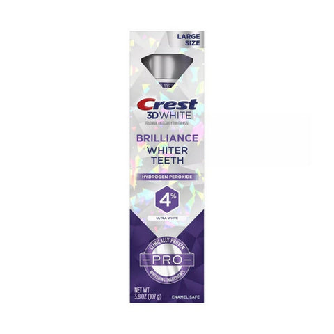 3D Brilliance Ultra White With 4% Hydrogen Peroxide 3.8 Oz by Crest