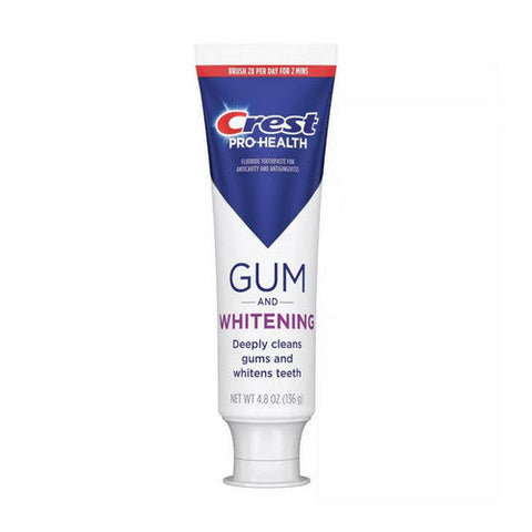 Crest, Pro Health Gum Detoxify Gentle Whitening Fluoride Toothpaste, 4.8 Oz Crest