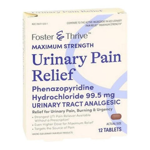 Foster And Thrive, Urinary Pain, 99.5 Mg, 12 Tabs