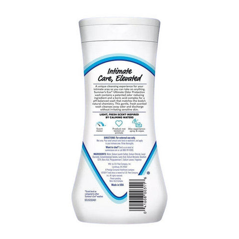 Summers Eve, Daily Refreshing Wash Ultimate Odor Protection Light Fresh Scent, 15 Oz Summers Eve