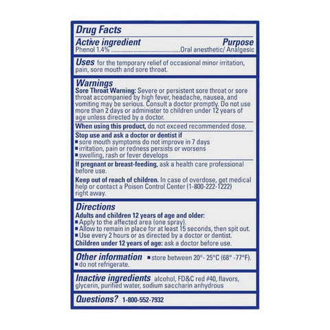 Diabetic Tussin, Sore Throat Spray Cherry, 6 Oz Diabetic Tussin