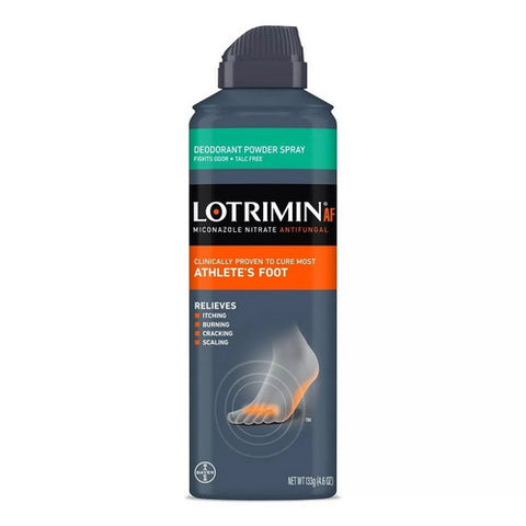 Lotrimin, Af Deodorant Powder Spray, 4.6 Oz