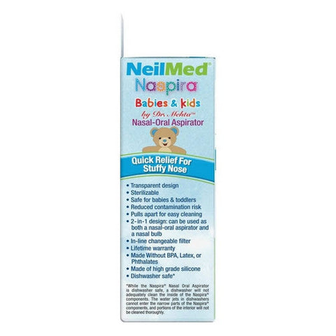 Neilmed, Babies & Kids Naspira Nasal-Oral Aspirator, 1 Count Neilmed