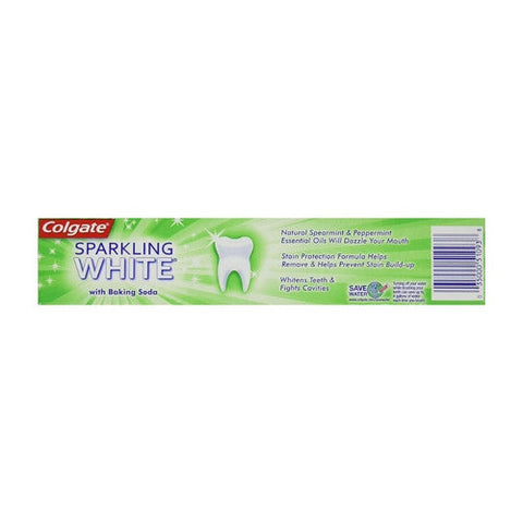 Colgate, Sparkling White Baking Soda Anticavity Fluoride Toothpaste Mint Zing Gel, 6 Oz Colgate