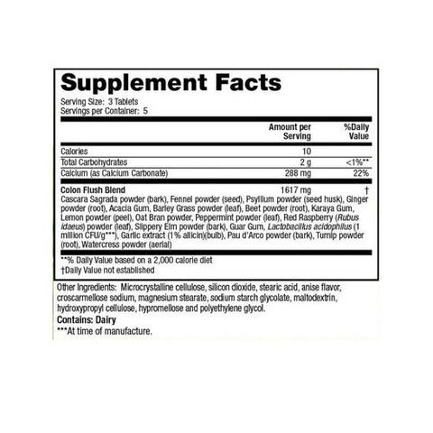 Nature's Secret, Weekend Colon Flush, 16 Tabs Nature's Secret