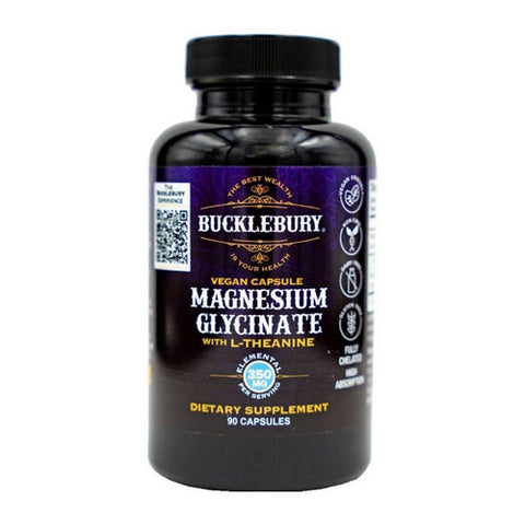 Bucklebury, Magnesium Glycinate With L-Theanine, 90 Caps