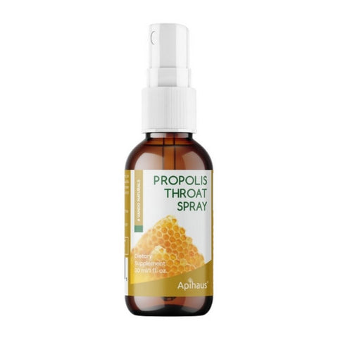 Apihaus, Propolis Throat Spray Alcohol Free, 1 Oz