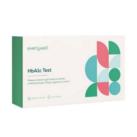 EverlyWell, HbA1c Blood Sugar Levels Test, 1 Count