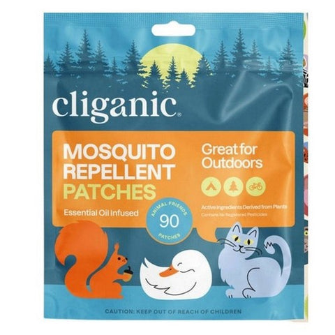 Cliganic, Mosquito Repellent Patches Kids Animals, 90 Count