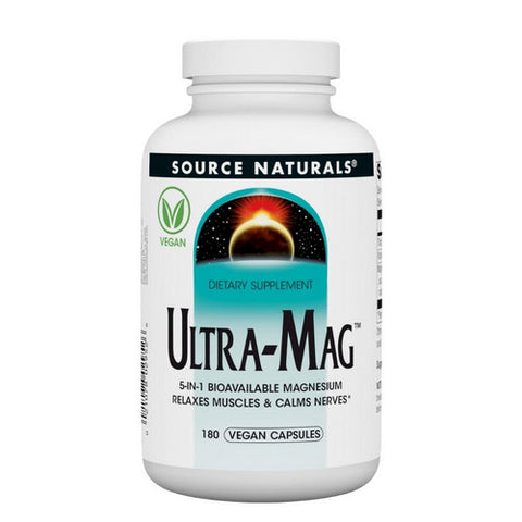Source Naturals, Ultra Magnesium, 200 Mg, 180 Veggie Capsules
