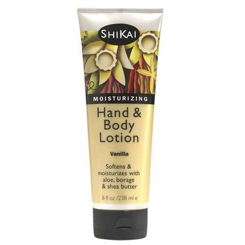 Shikai, All Natural Hand And Body Lotion Vanilla, 8 Oz