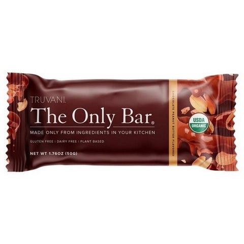 Truvani, Organic Bar Chocolate Peanut Butter, 1.76 Oz (Case Of 12)