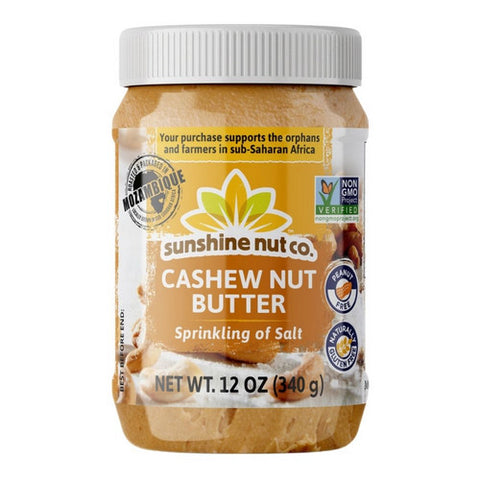 Sunshine Nut Company, Cashew Nut Butter Salt, 12 Oz (Case Of 6)