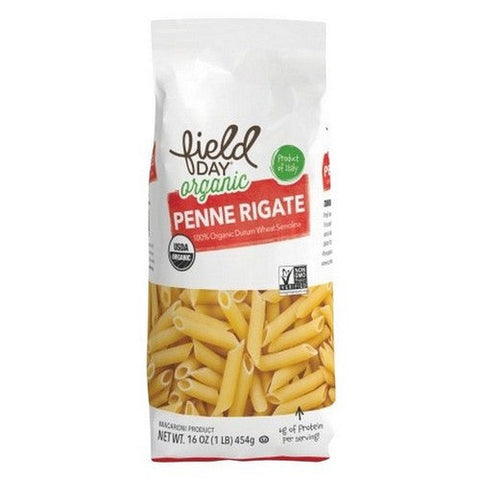Field Day, Organic Penne Rigate Pasta, 16 Oz (Case Of 12) Field Day
