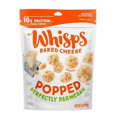 Whisps, Popped Cheese Perfectly Parmesan, 3.5 Oz (Case Of 6)