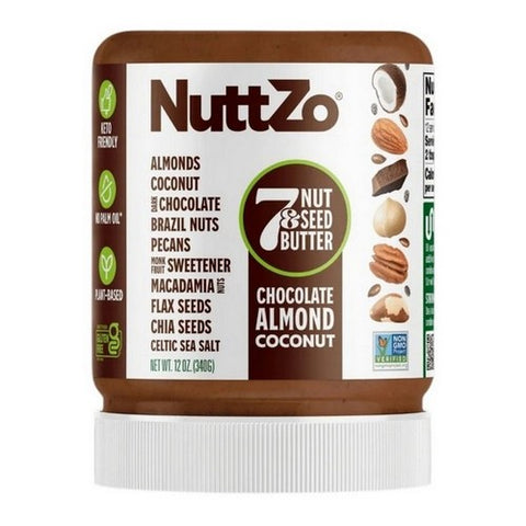 Nuttzo, Nut Butter Chocolate Keto Crunchy, 12 Oz (Case Of 6)
