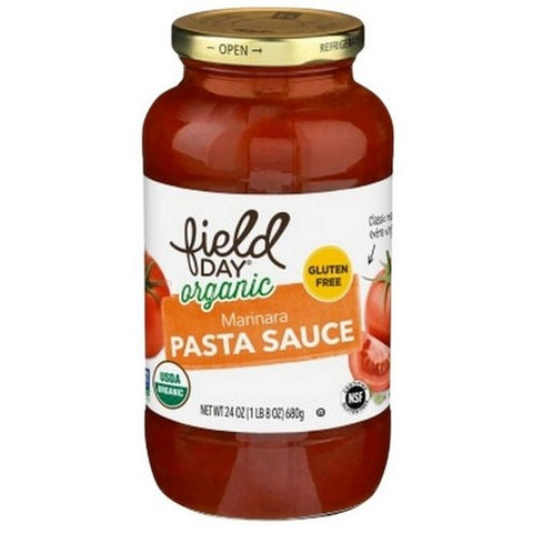 Field Day, Organic Marinara Pasta Sauce, 24 Oz (Case Of 12)