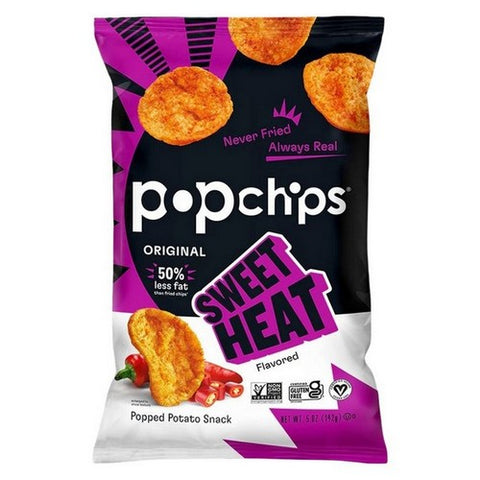 Popchips, Sweet Heat Potato Chips, 5 Oz (Case Of 12)