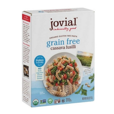 Jovial, Organic Cassava Fusilli Pasta, 8 Oz (Case Of 6)