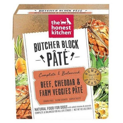 The Honest Kitchen, Pate Beef Cheddar And Farm Veggies Dog Food Wet, 10.5 Oz (Case Of 6)