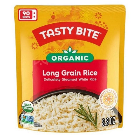 Tasty Bite, Organic Heat And Eat Long Grain Rice, 8.8 Oz (Case Of 6)