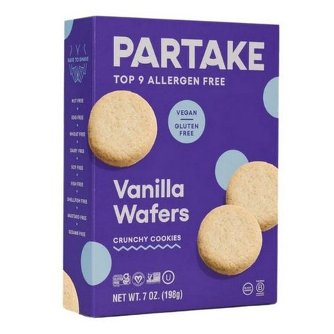 Partake Foods, Vanilla Wafer Cookies, 7 Oz (Case Of 6)