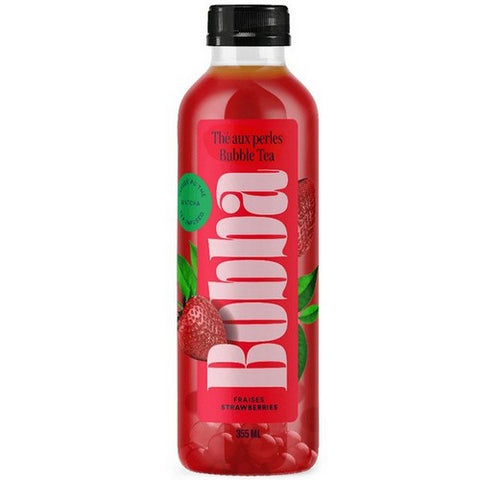 Bobba, Bubble Tea Strawberry, 12 Oz (Case Of 6)