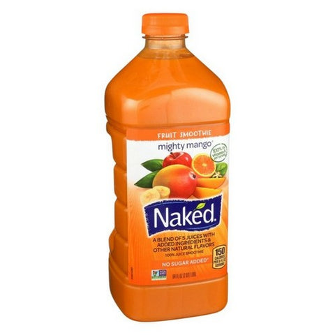 Naked, Mighty Mango Fruit Smoothie, 64 Oz (Case Of 6)