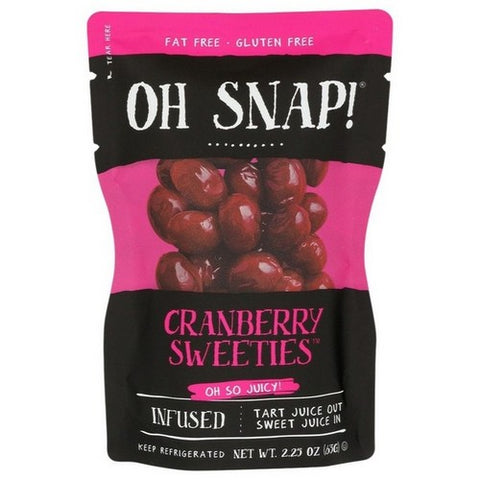 OhSnap!, Infused Cranberry Sweeties, 2.25 Oz (Case Of 12)